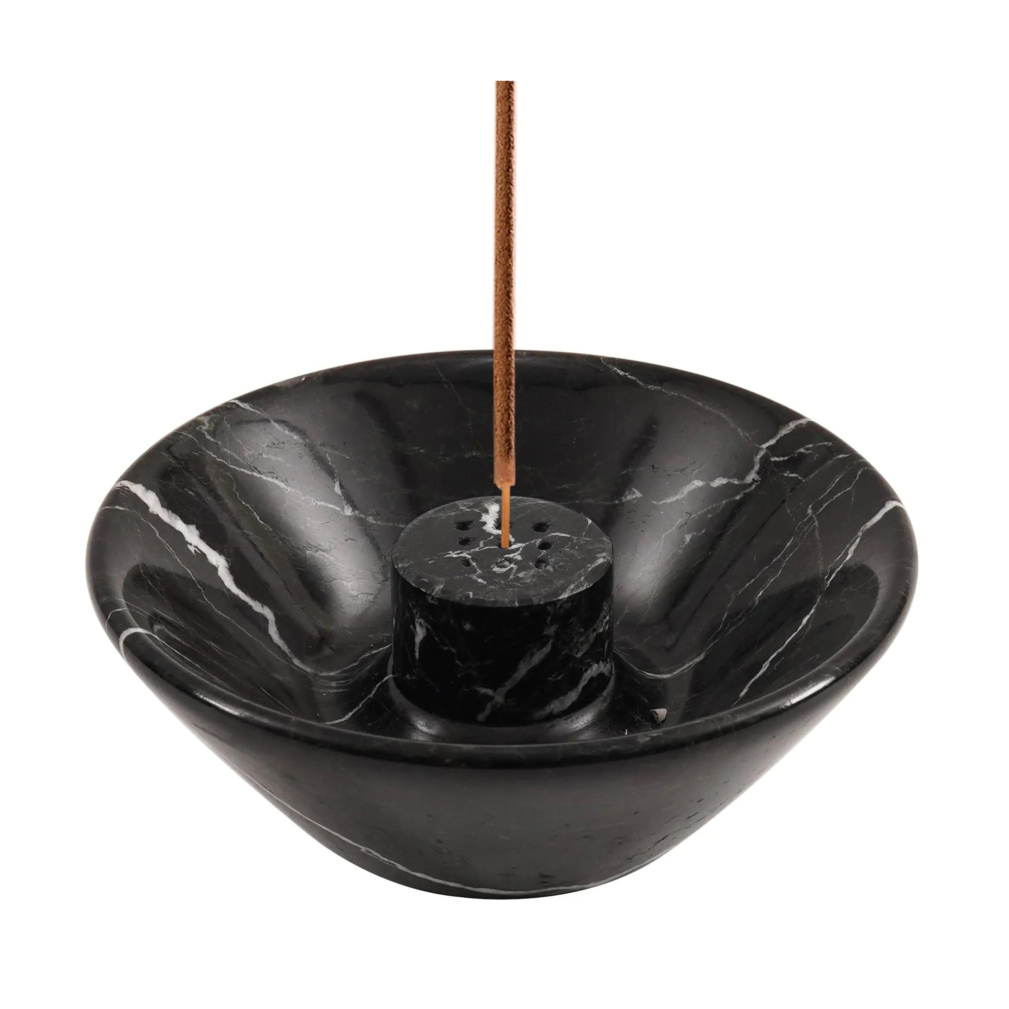 Black Marble Incense Holder