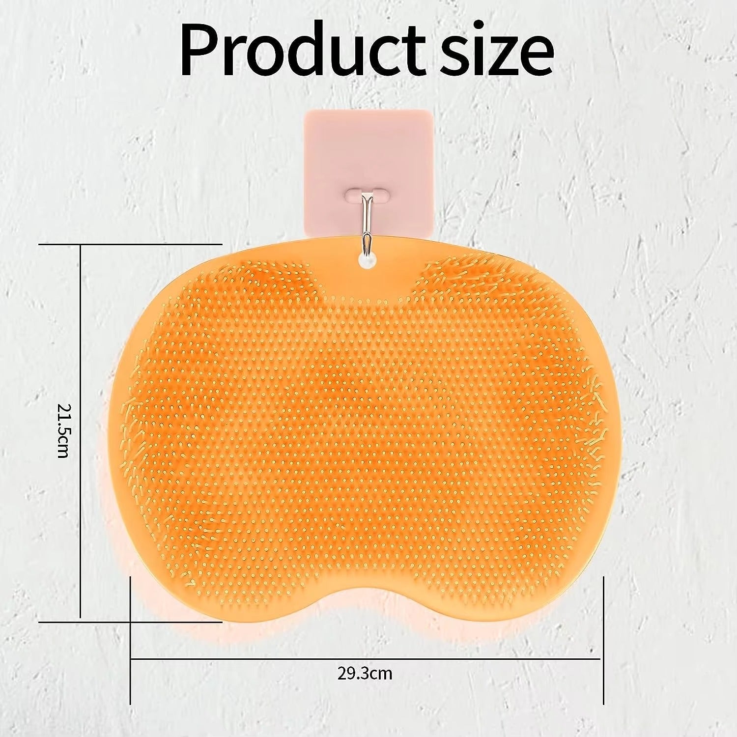 ZxGlxinyao 2pcs Fuß Waschmatte Fuß Fuß Bürste Fuß Waschmaschine Fußmatte mit Saugbecher Dusche Fußmassagel -Schrubben Fuß Bad Fuß Reinigung Massage Massage Pad